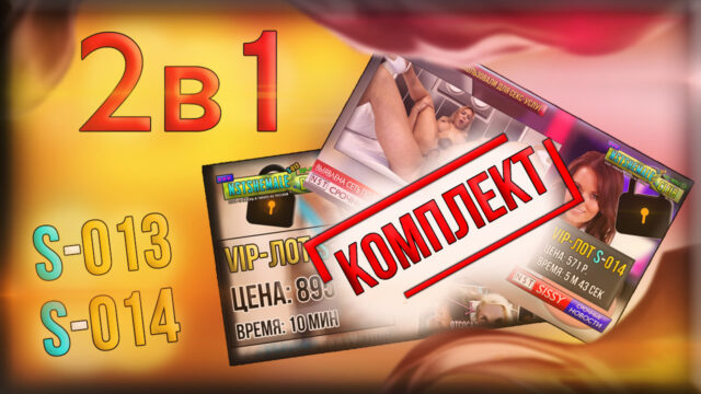 [КОМПЛЕКТ] 2 в 1 – VIP-лоты S-013+S-014 (экономия 200 р.)